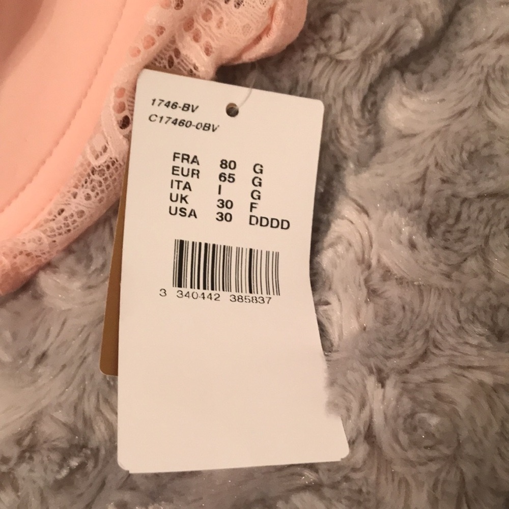 Chantelle Light Pink Merci Demi Underwire T-Shirt Bra 30DDDD NWT - Picture 6 of 14
